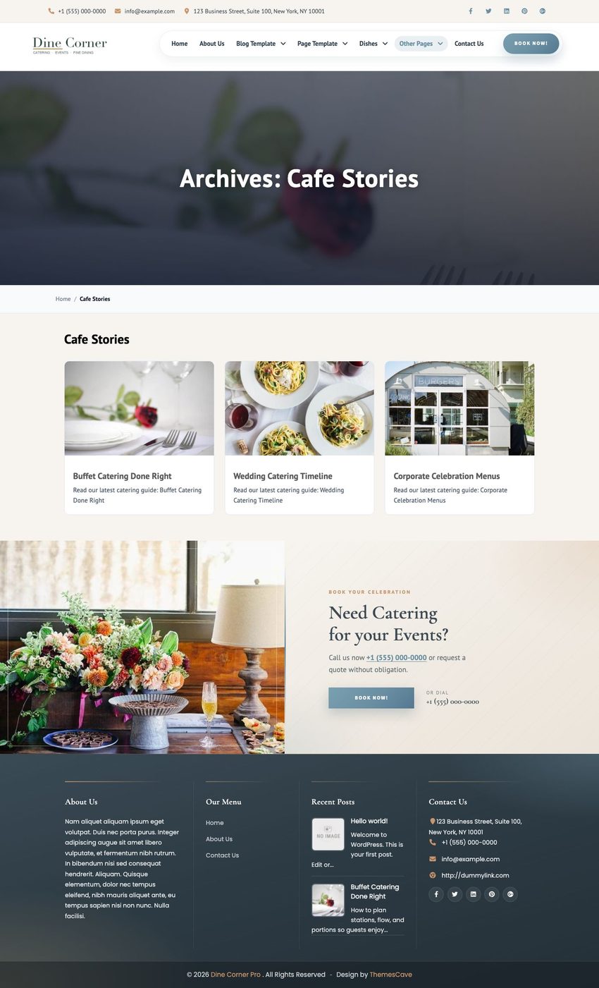 Cafe Stories archive
