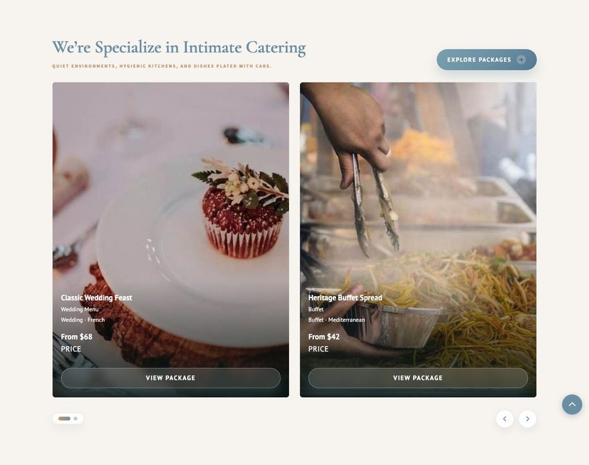 Intimate Catering