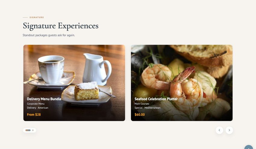 Signature Experiences
